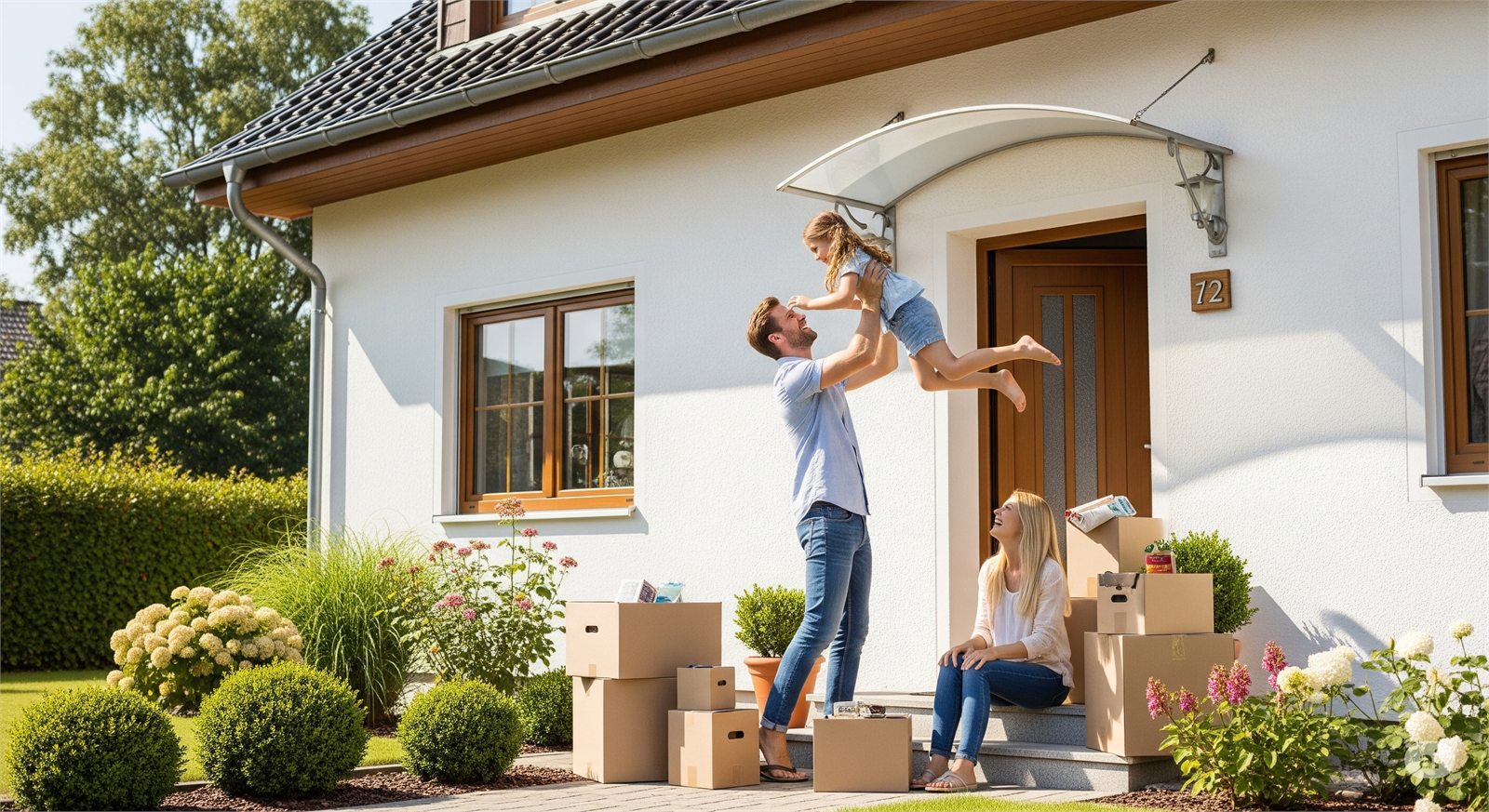 Modernes individuell geplantes Traumhaus mit hochwertiger Architektur